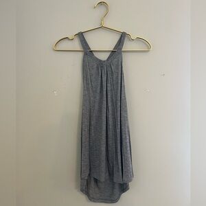 NEW! Laundry by Design Heather Gray Top with Black Sequin Detail